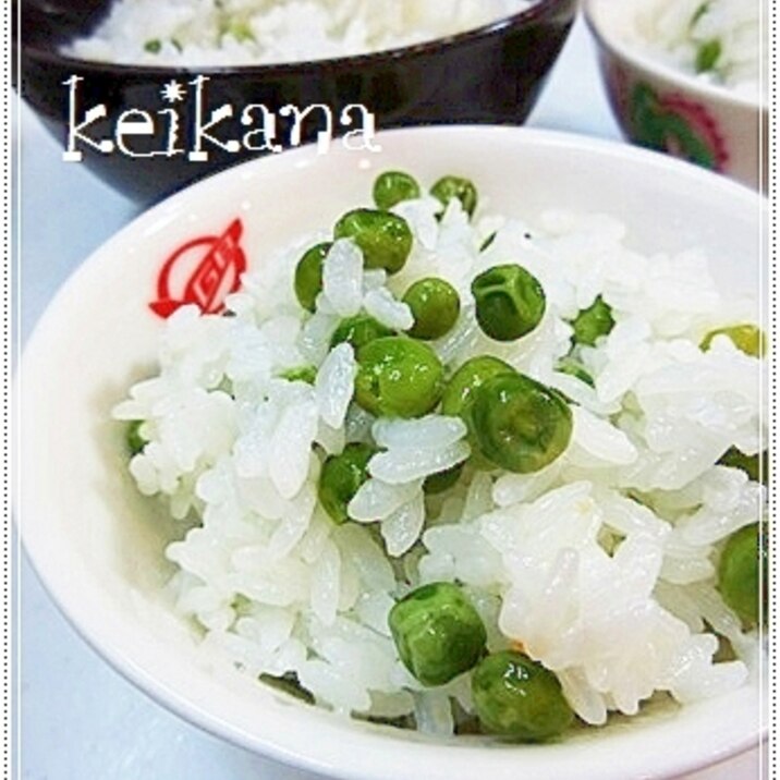 簡単&時短&リーズナブル♡グリーンピースごはん♪